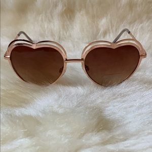 Heart shaped sunglasses
